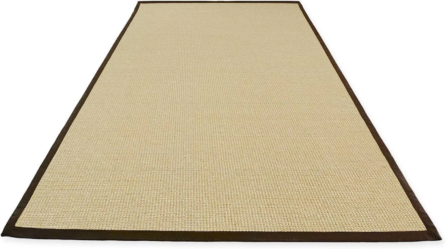 Sisalteppich „Amazonas“ – Naturteppich mit farbiger Bordüre, 6 mm hoch