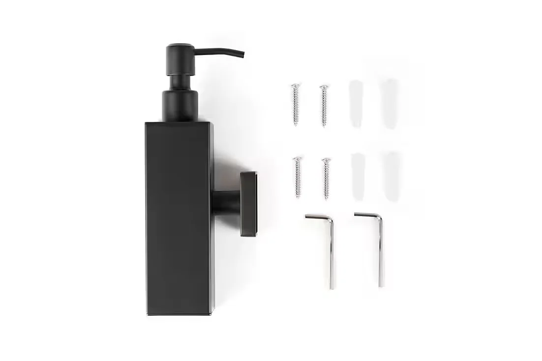 AMBROSYA Seifenspender Wand Edelstahl