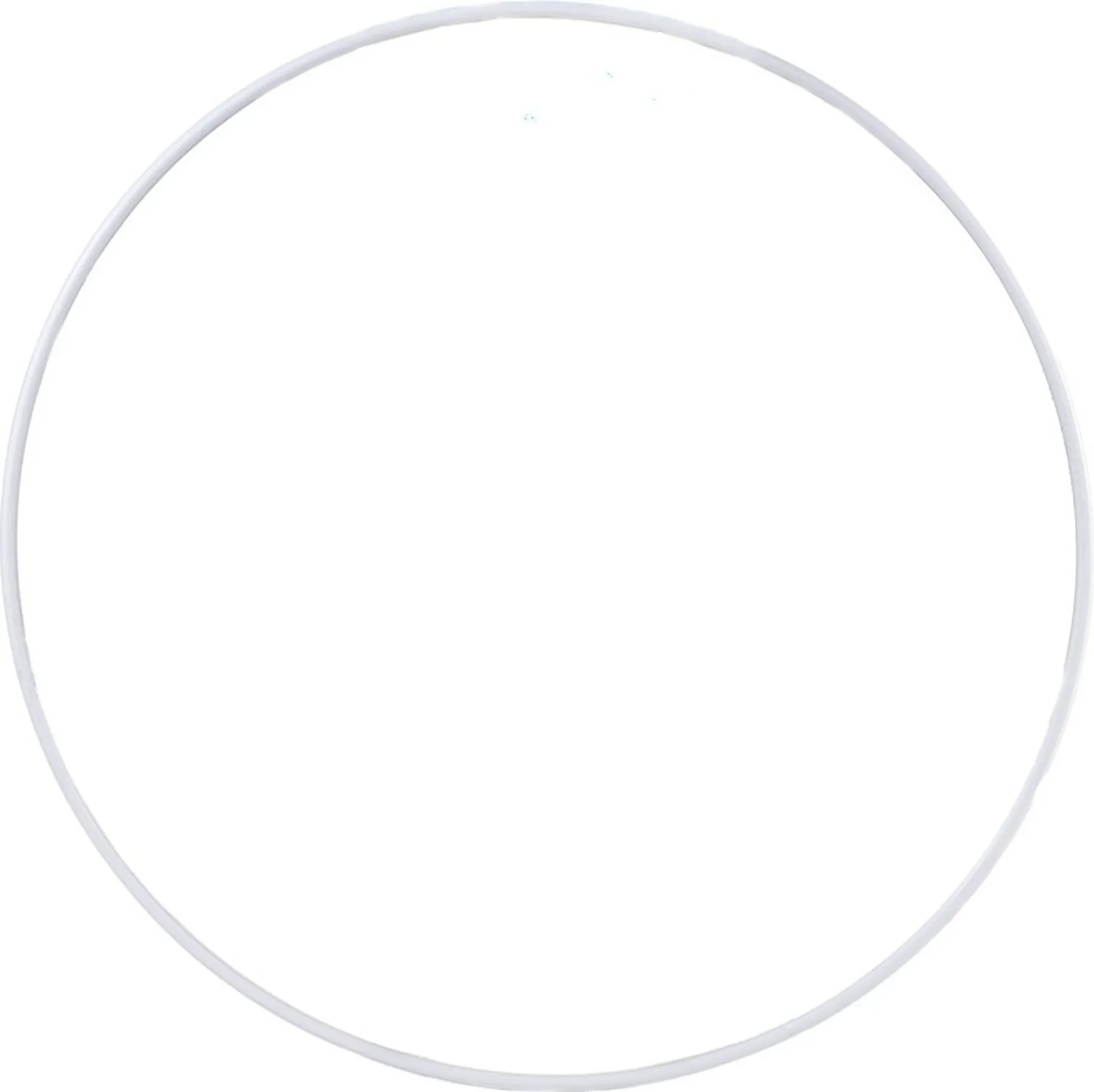 Dekolo Traumfänger Metallring – Weiß, 25 cm