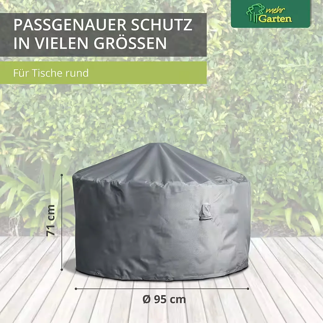 MEHR GARTEN Gartentischhülle rund 95x71