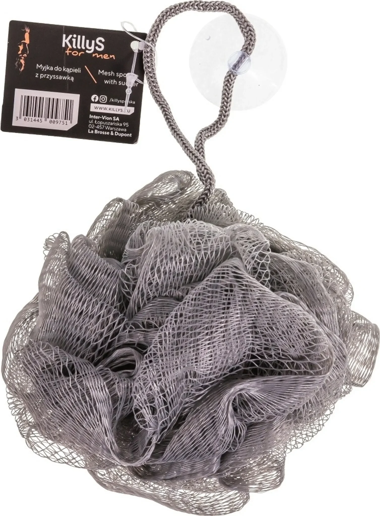 Badeschwamm mit Saugnapf „KillyS For Men“