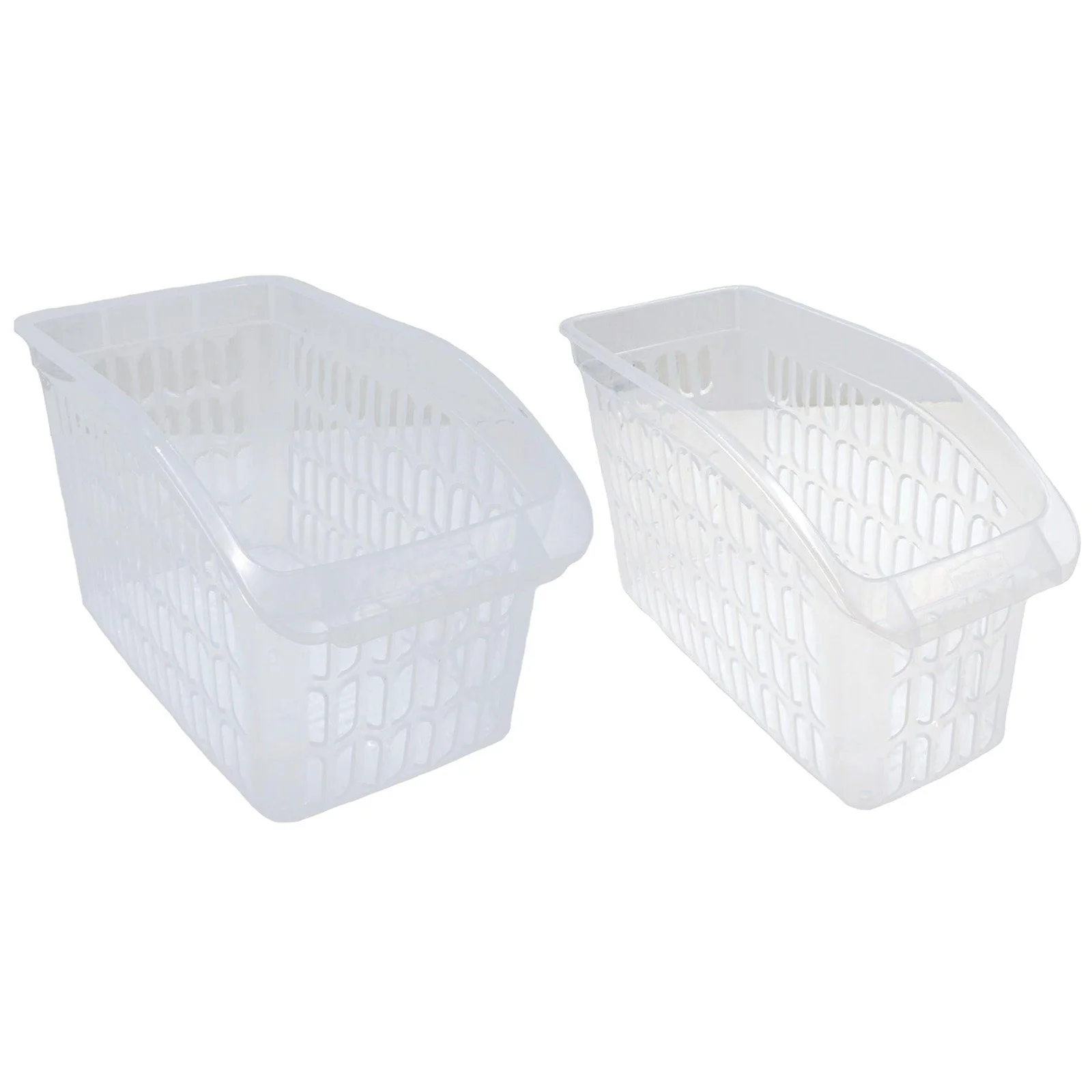 HAC24 Aufbewahrungskorb 2er Transparent