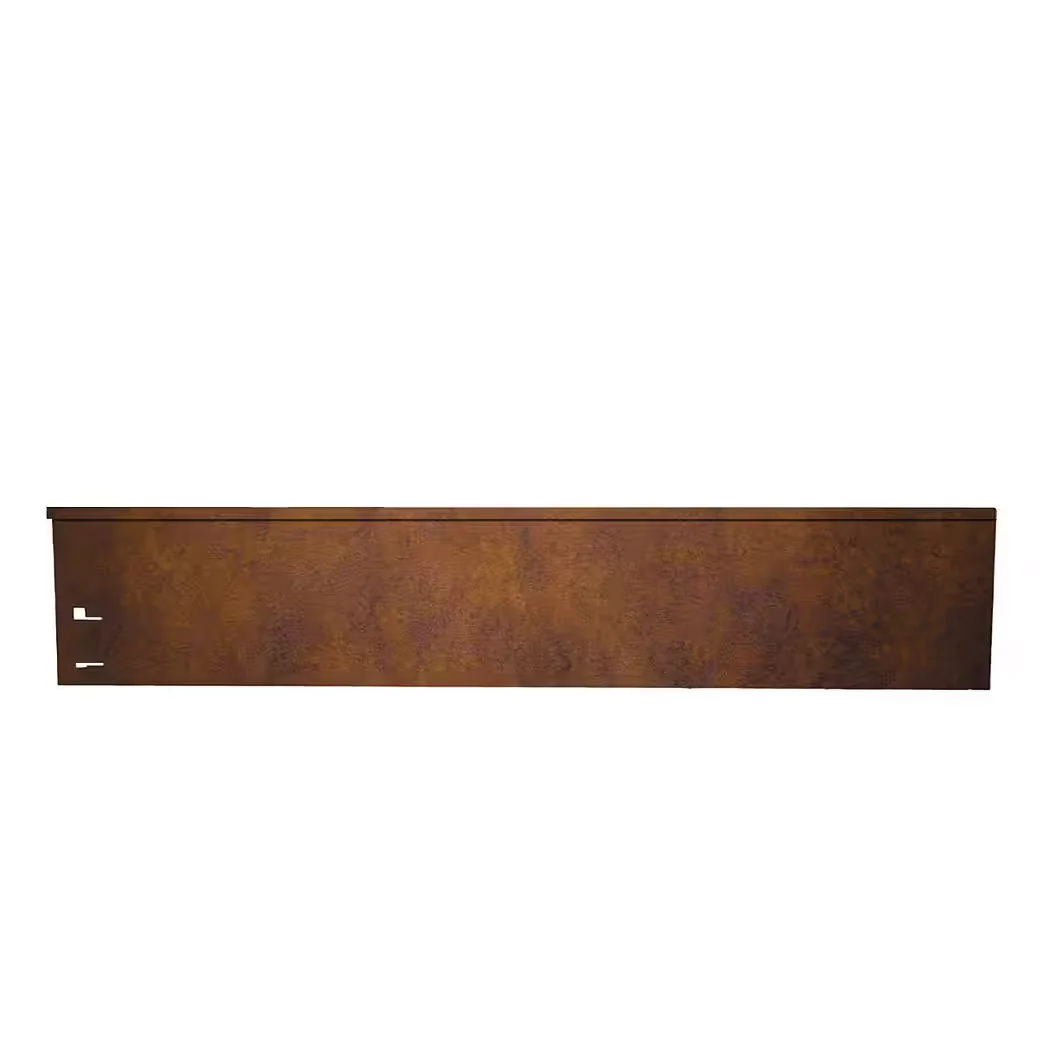 BONI-SHOP Rasenkante Cortenstahl 113 cm