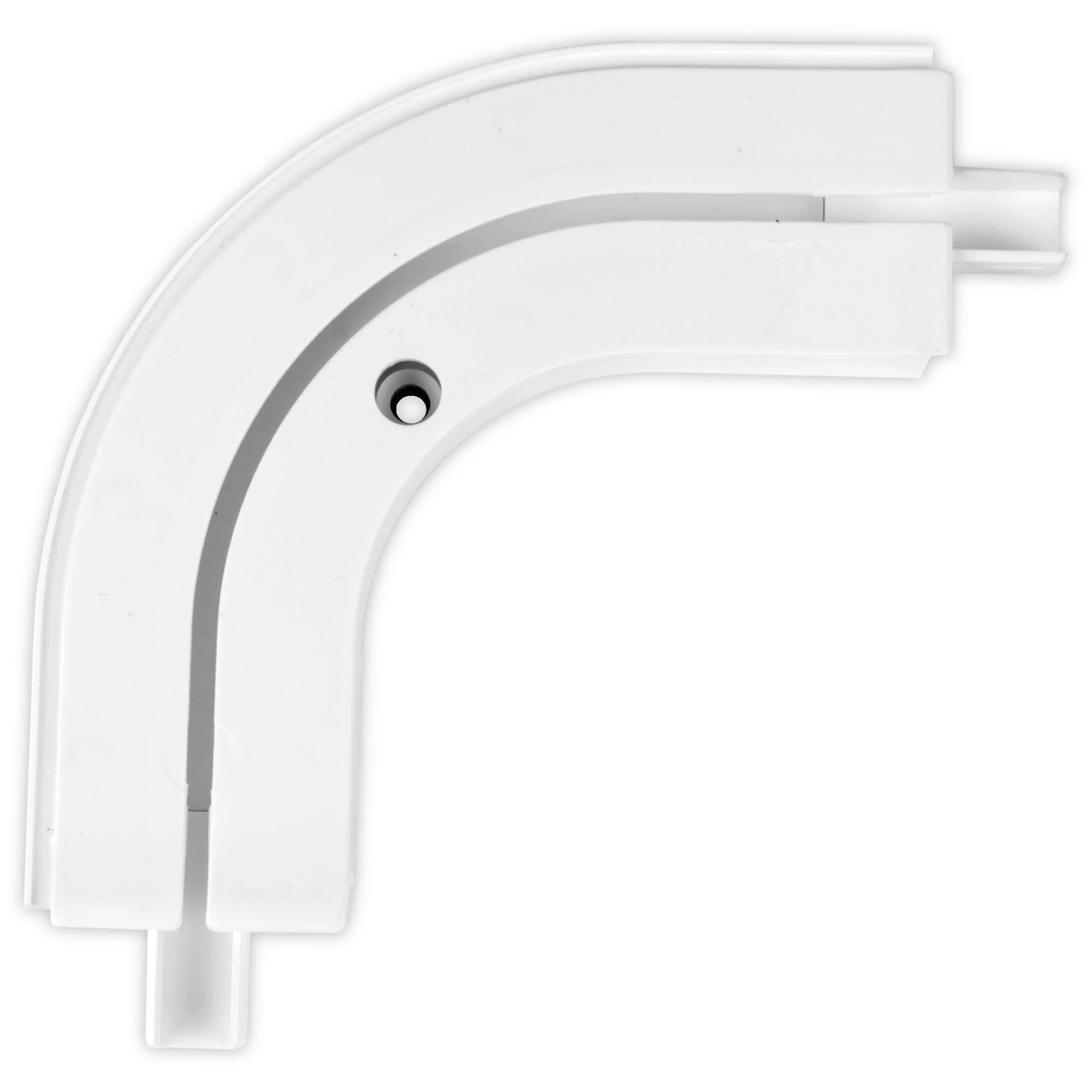 Bestlivings Verbindungsbogen – Außenbogen für Gardinenschienen, 1-läufig