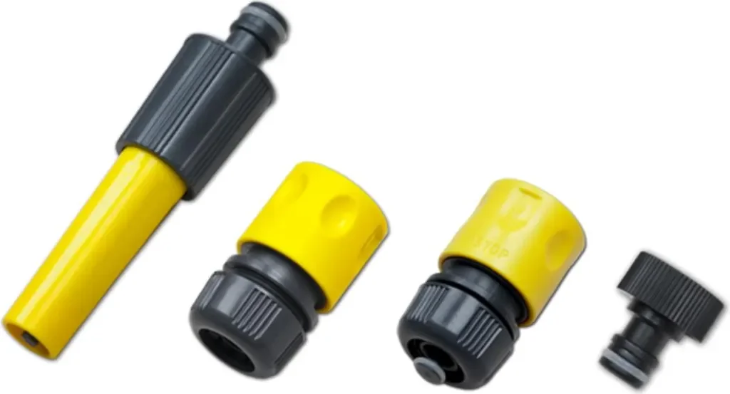 Bradas Gartenbrause Set 4tlg 1/2 gelb