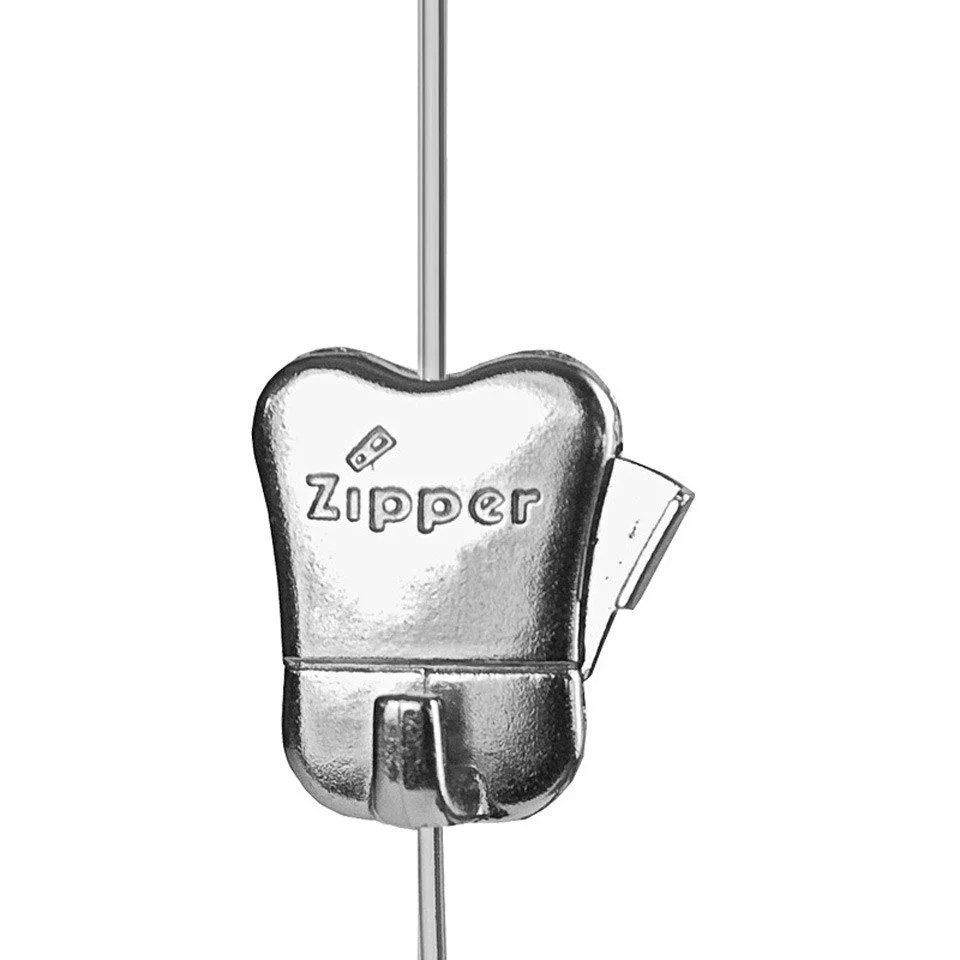 Bilderhaken-Set „ZIPPER“ – Für Galerieschienen, bis 10 kg