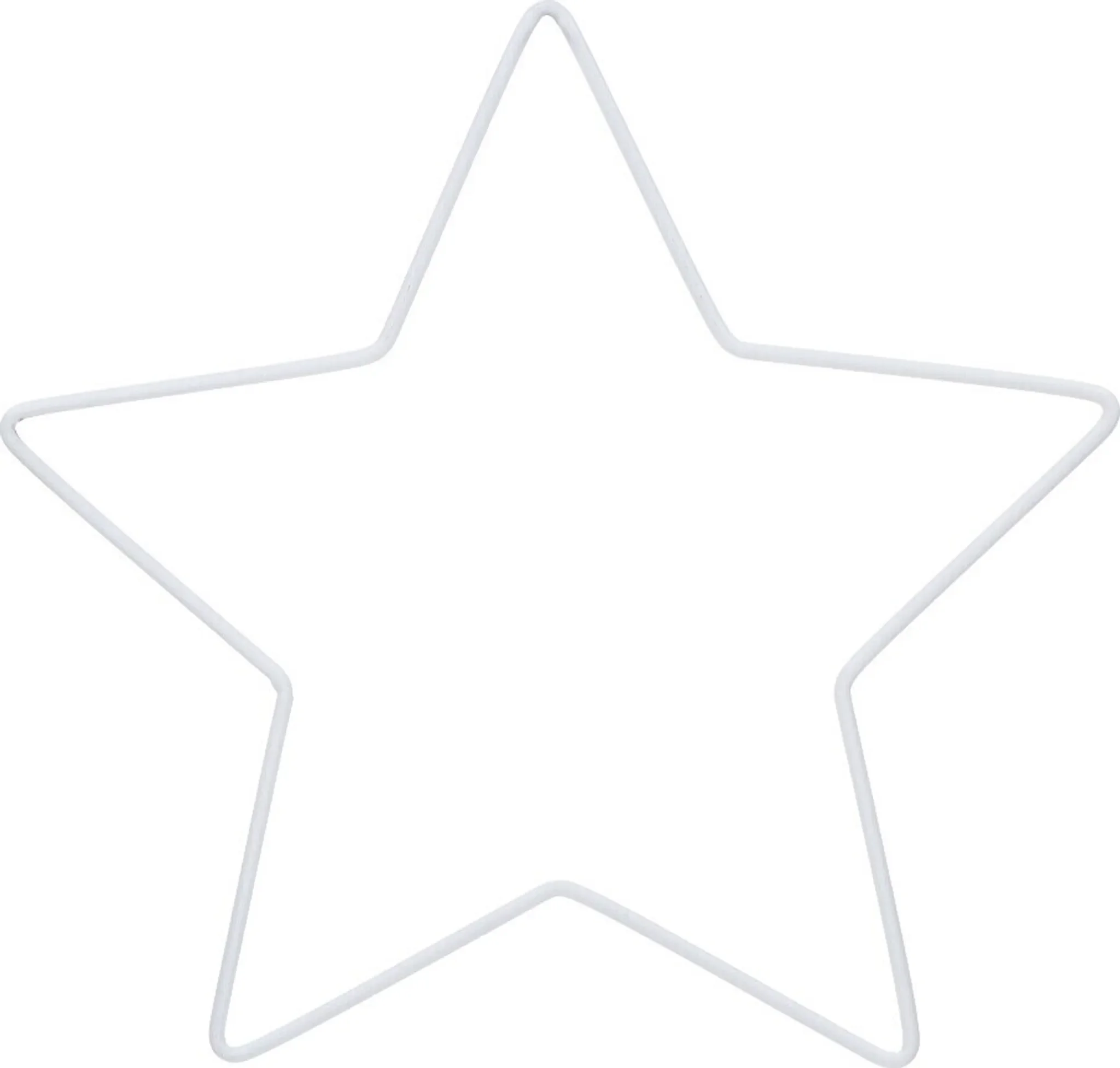 Dekolo Metallstern – Weiß, 20 cm