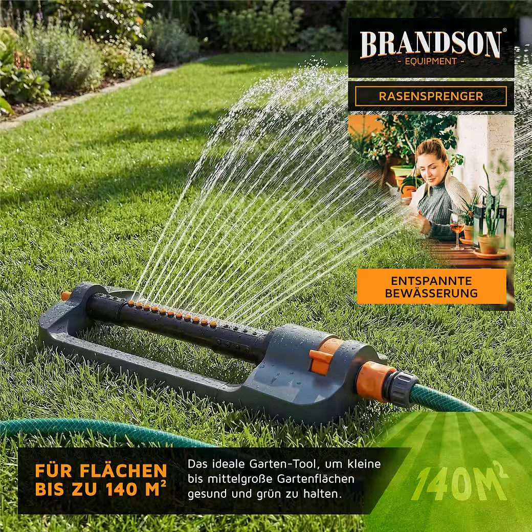 Brandson Viereckregner Rasensprenger