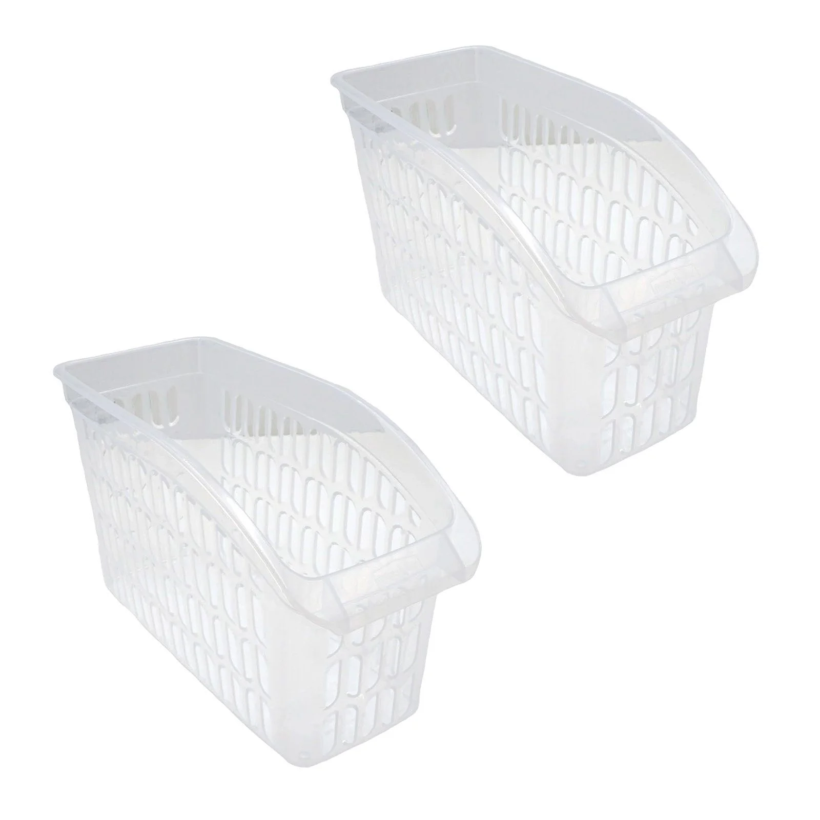 HAC24 Regalkörbe 2er Set Transparent