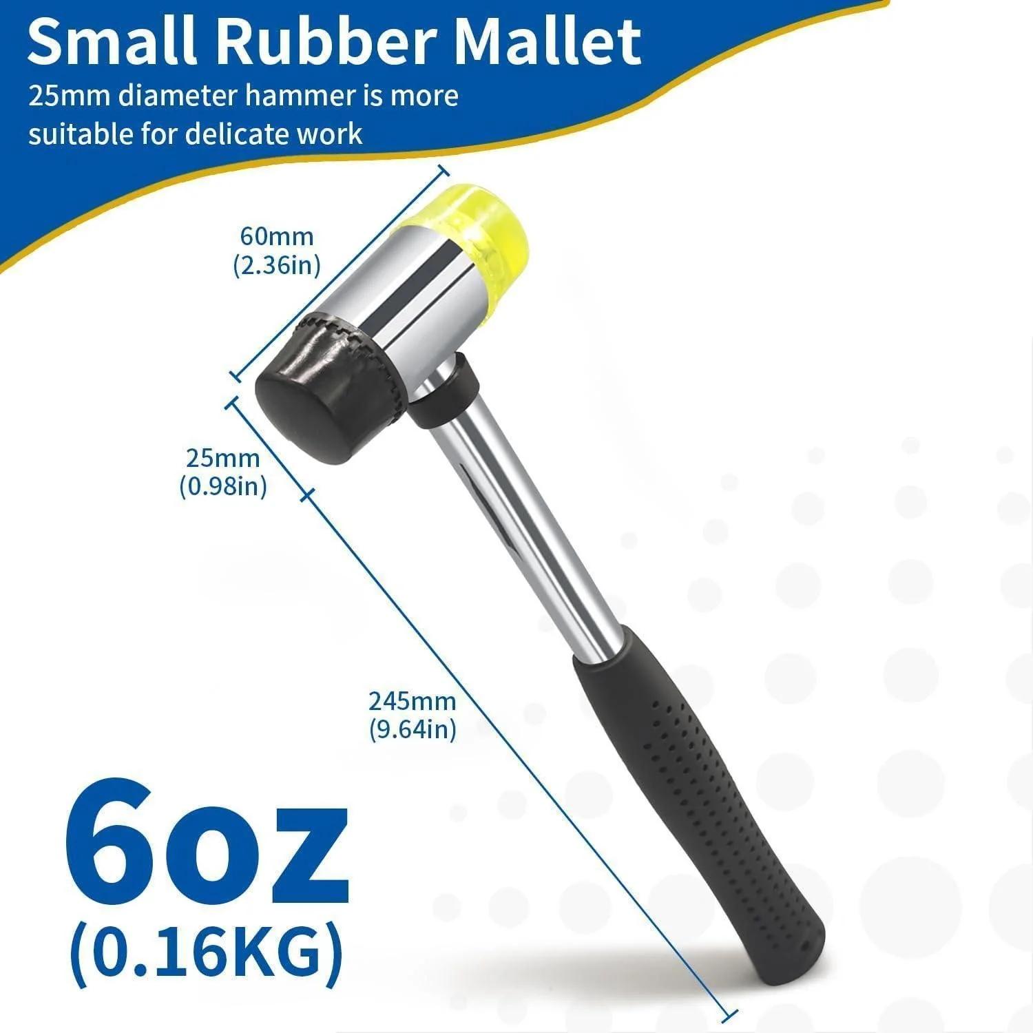 LUXUSKOLLEKTION Gummihammer 25mm