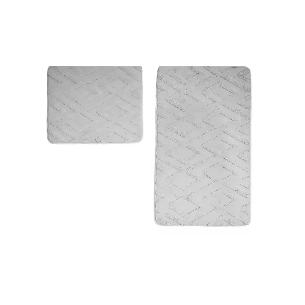ALMINA Elegance Badematten WC-Set 2-tlg