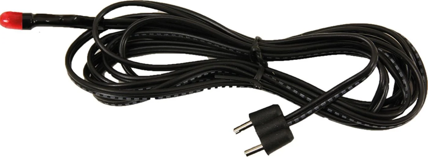 FADEDA Krippen-Zubehör – Kabel mit Stecker und roter LED-Lampe, Höhe 50 cm