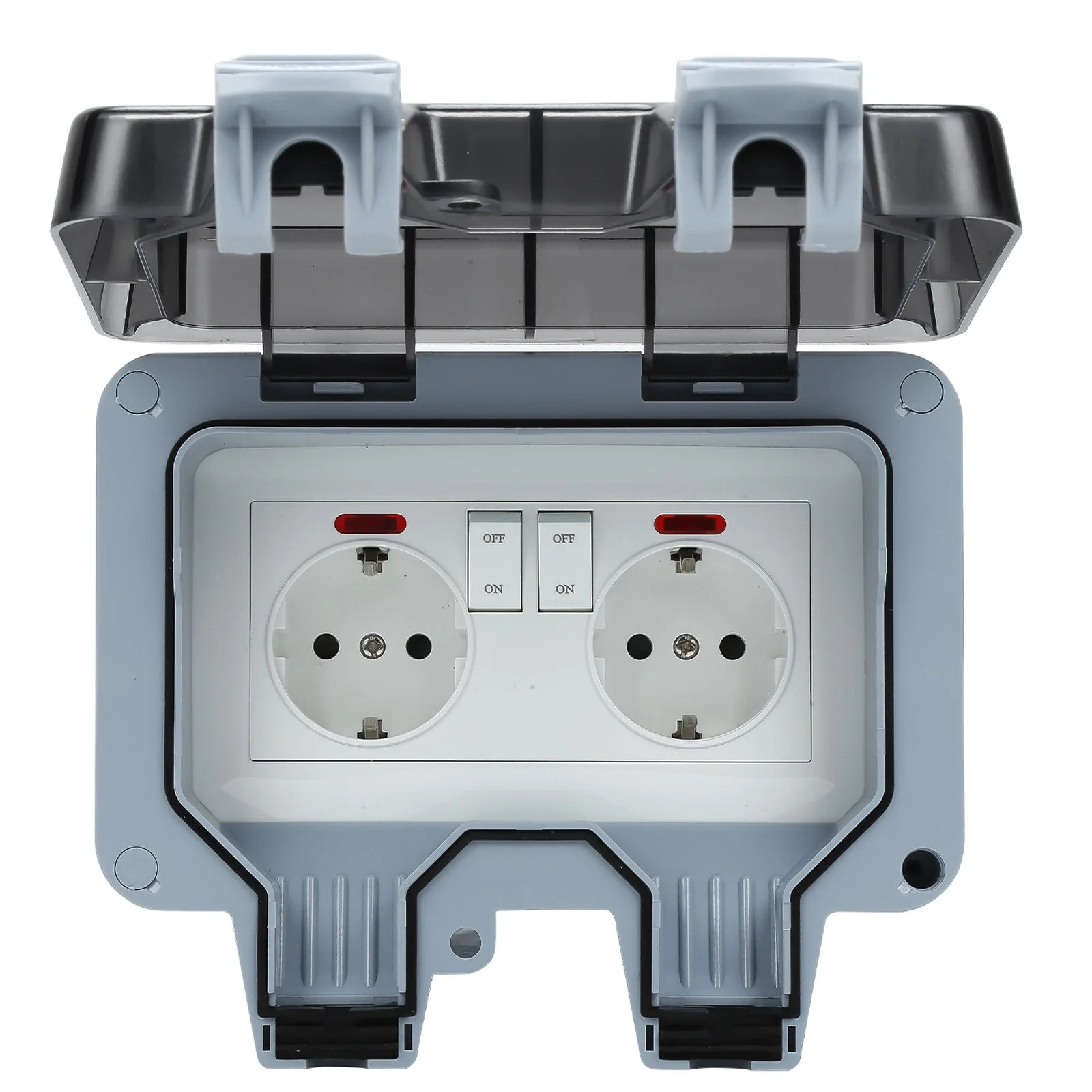 CLANMACY Gartensteckdose IP66 Aufputz