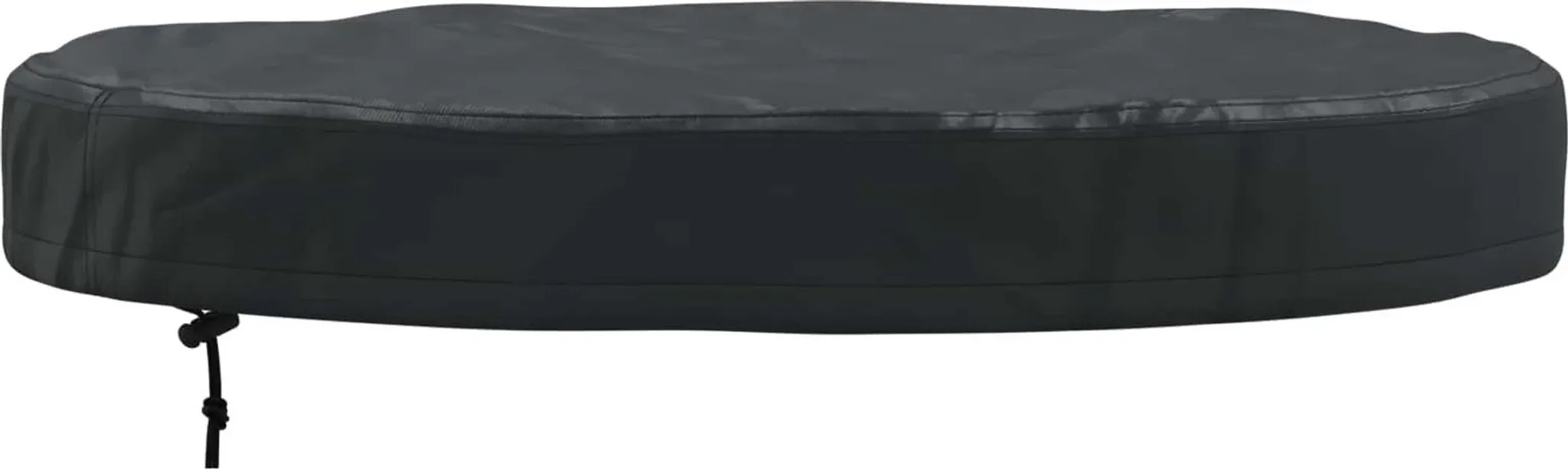 vidaXL Abdeckung für Gartentisch – 82 × 82 × 10 cm, Schwarz, Oxford-Stoff, wasser- & UV-beständig