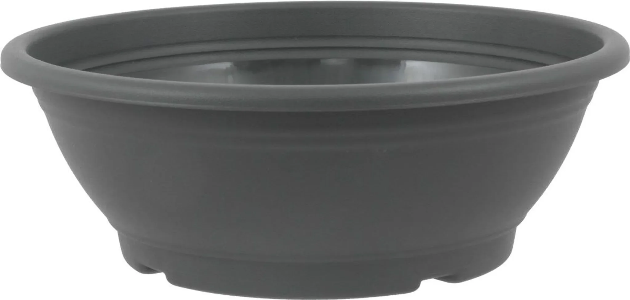 MePla Pflanzschale mit Bodenloch Ø 20 cm – anthrazit